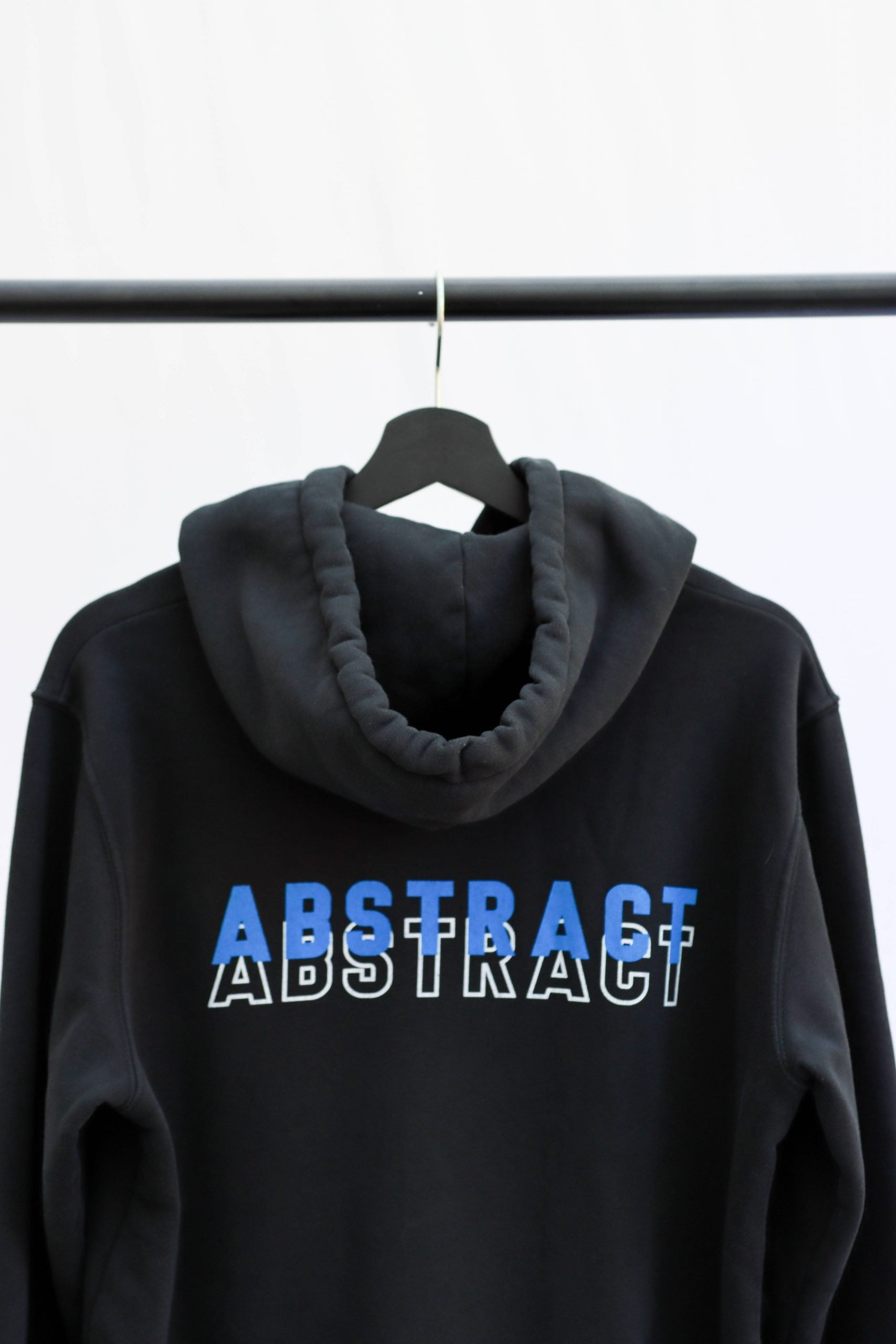 Abstract clothing black hoodie