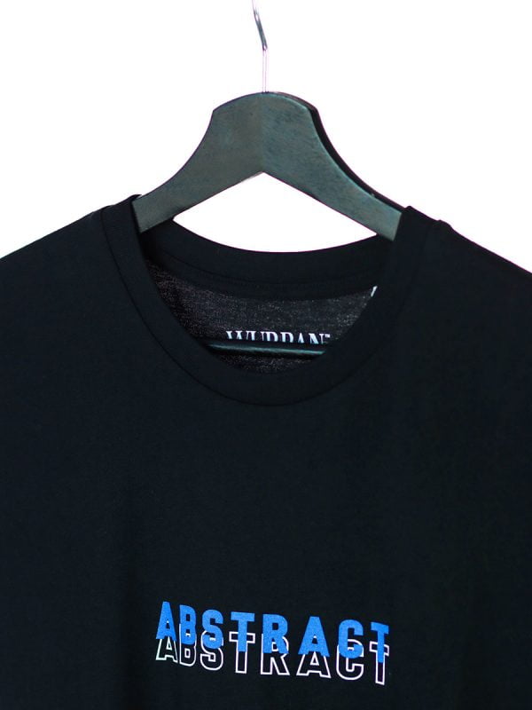 Een abstract t shirt van Wurban Wear dit casual t shirt heeft een abstracte kunstvorming op de achterkant