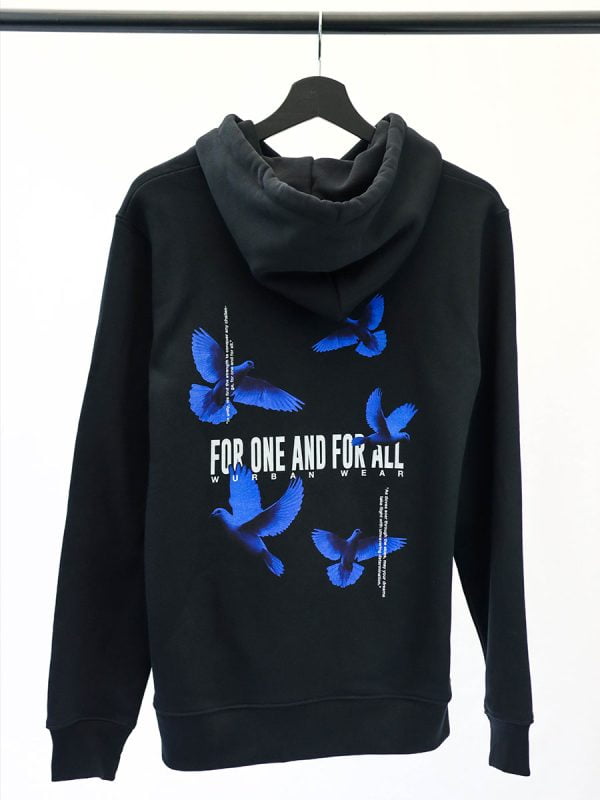 Premium oversized hoodie van Wurban Wear, deze merk trui staat symbool voor vrijheid en is perfect als gym hoodie