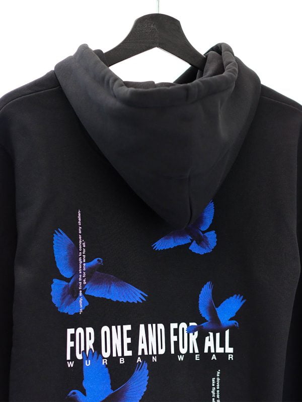 Premium oversized hoodie van Wurban Wear, deze merk trui staat symbool voor vrijheid en is perfect als gym hoodie