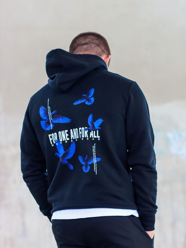 Premium oversized hoodie van Wurban Wear, deze merk trui staat symbool voor vrijheid en is perfect als gym hoodie