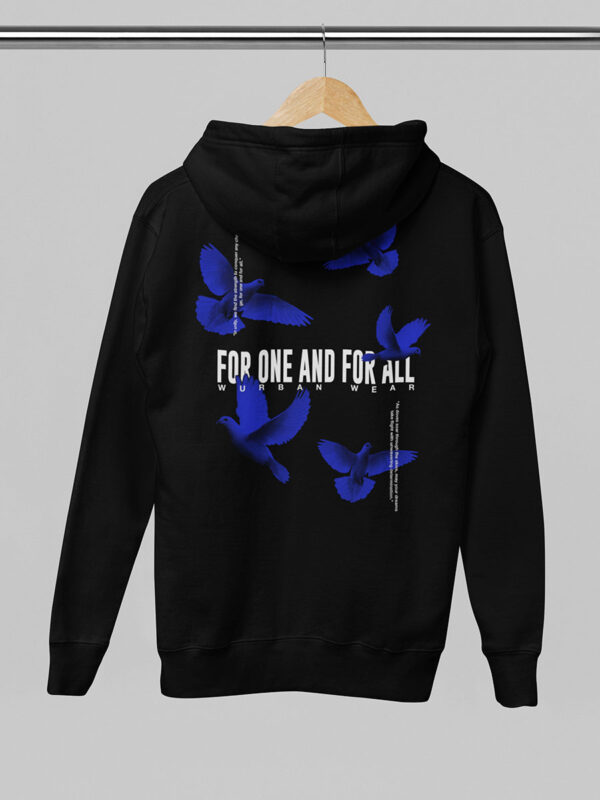 Premium oversized hoodie van Wurban Wear, deze merk trui staat symbool voor vrijheid en is perfect als gym hoodie
