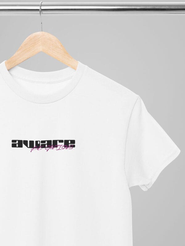 Be aware streetwear casual t shirt van Wurban Wear